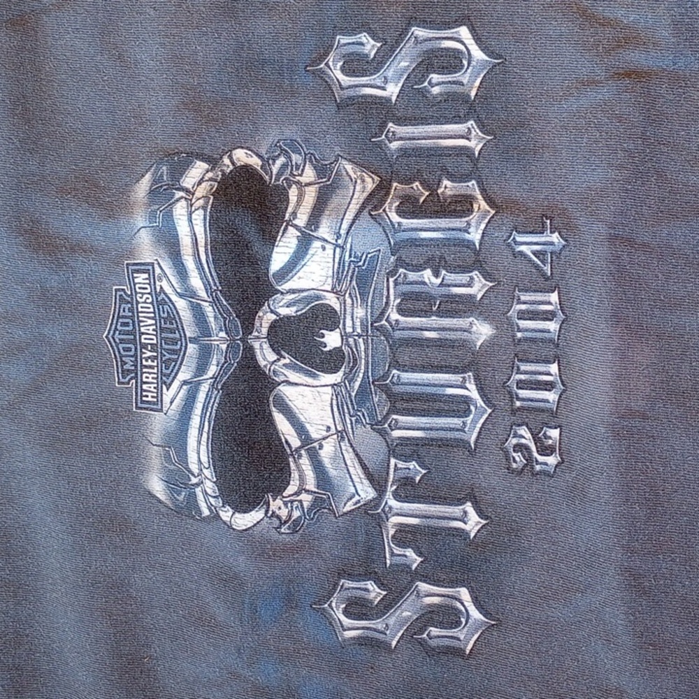 Harley-Davidson Sturgis 2004 Large Gray Motorcycle/ Biker Tank